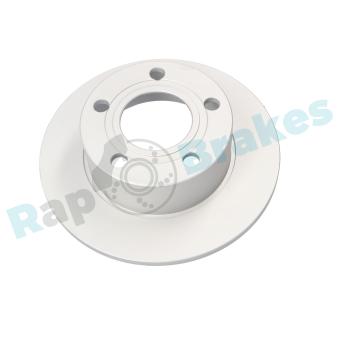 Jeu de 2 disques de frein arrière RAP BRAKES R-D0781C pour KIA CEED 1.9 TDI - 110cv