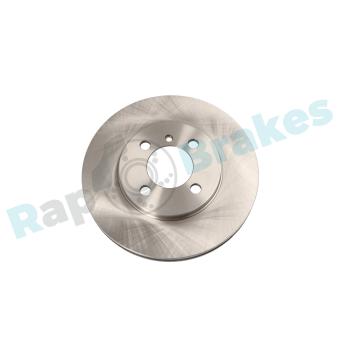 Jeu de 2 disques de frein avant RAP BRAKES R-D0819 pour VOLVO C30 324d - 86cv