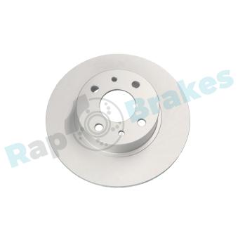 Jeu de 2 disques de frein arrière RAP BRAKES R-D0835C pour OPEL SINTRA 1.9 JTD - 110cv