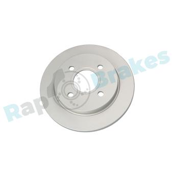 Jeu de 2 disques de frein arrière RAP BRAKES OEM 1780880