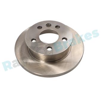 Jeu de 2 disques de frein avant RAP BRAKES R-D0867 pour OPEL MOVANO 2.5 - 110cv