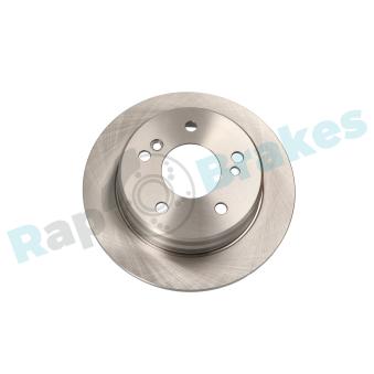 Jeu de 2 disques de frein arrière RAP BRAKES R-D0870 pour ALFA ROMEO 159 E 280 - 197cv