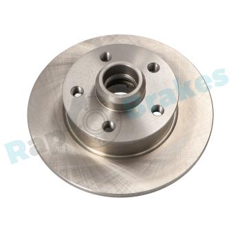 Jeu de 2 disques de frein arrière RAP BRAKES R-D0874 pour VOLKSWAGEN PASSAT 1.9 TDI - 110cv