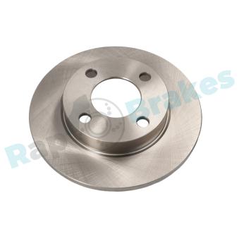 Jeu de 2 disques de frein arrière RAP BRAKES OEM 853615601
