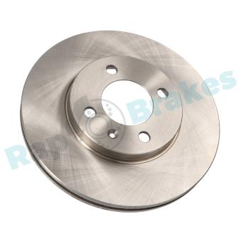 Jeu de 2 disques de frein avant RAP BRAKES R-D0879 pour RENAULT MODUS 1.9 TDI - 110cv