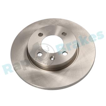 Jeu de 2 disques de frein avant RAP BRAKES R-D0880 pour RENAULT MODUS 1.9 TDI - 110cv