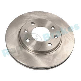 Jeu de 2 disques de frein avant RAP BRAKES R-D0899 pour IVECO MASSIF 1.9 D - 70cv