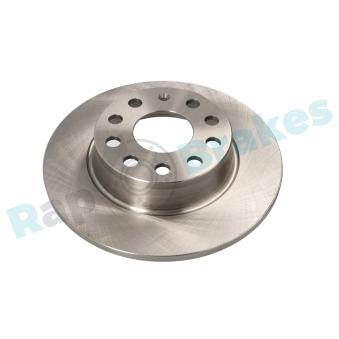 Jeu de 2 disques de frein arrière RAP BRAKES R-D0947 pour AUSTIN MINI 1.6 TDI - 110cv