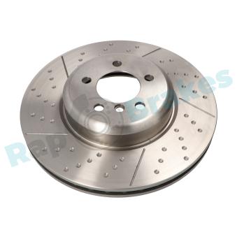 Jeu de 2 disques de frein avant RAP BRAKES R-D0966 pour MITSUBISHI SPACE 330 e - 252cv