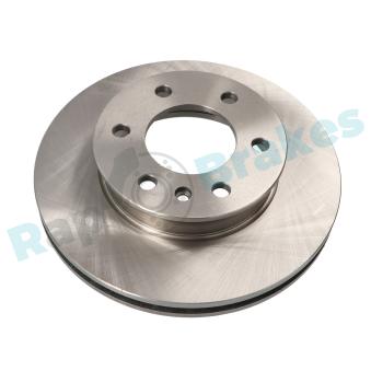Jeu de 2 disques de frein avant RAP BRAKES R-D0972 pour AUDI V8 413 CDI - 129ch