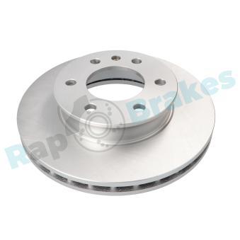 Jeu de 2 disques de frein avant RAP BRAKES R-D0972C pour AUDI V8 413 CDI - 129ch