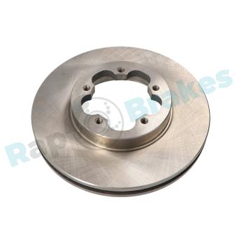 Jeu de 2 disques de frein avant RAP BRAKES R-D0973 pour FORD S-MAX 2.2 TDCi - 110cv