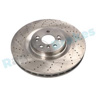 Jeu de 2 disques de frein avant RAP BRAKES OEM A1664210912