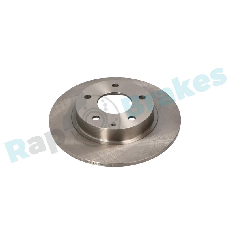 Jeu de 2 disques de frein arrière RAP BRAKES R-D1004 - Visuel 1