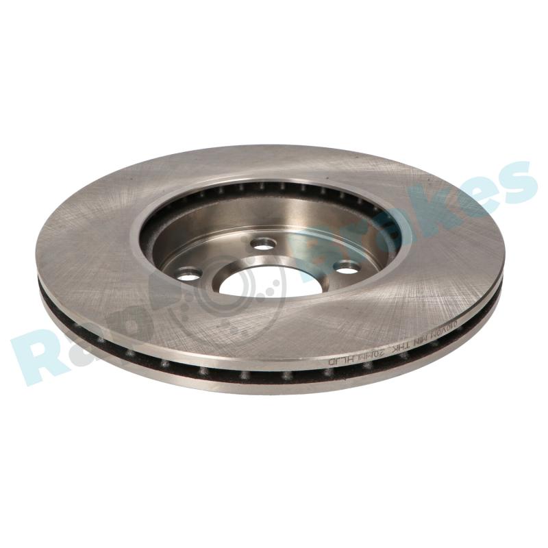 Jeu de 2 disques de frein arrière RAP BRAKES R-D1056 - Visuel 2