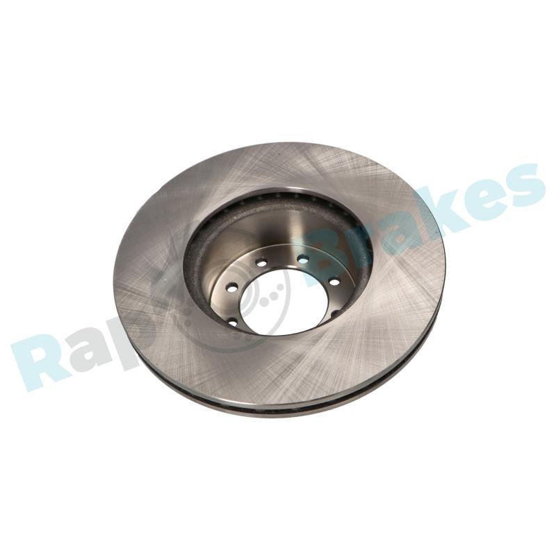 Jeu de 2 disques de frein arrière RAP BRAKES R-D1086 - Visuel 2