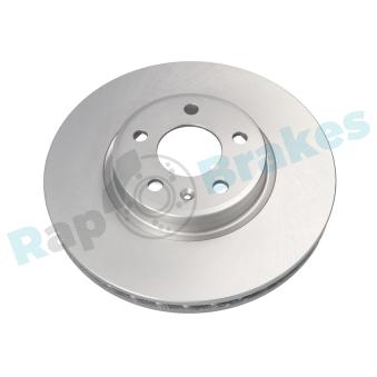 Jeu de 2 disques de frein avant RAP BRAKES R-D1089C pour AUDI A6 50 TFSI e quattro - 252cv