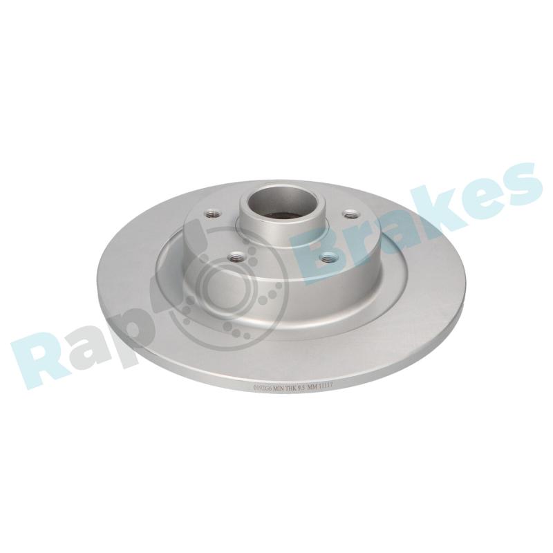 Jeu de 2 disques de frein arrière RAP BRAKES R-D1101C - Visuel 1