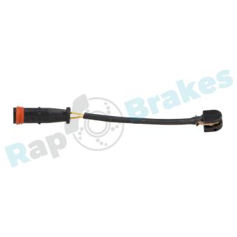 Contact d'avertissement, usure des plaquettes de frein RAP BRAKES R-G0023 pour PORSCHE BOXSTER 511 CDI - 114cv