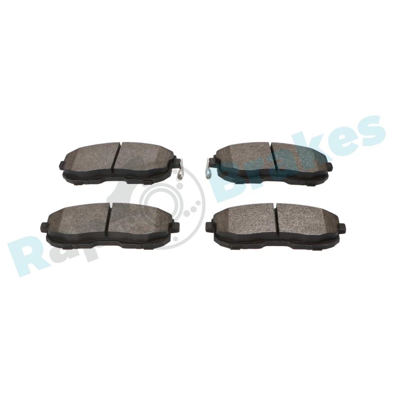 Jeu de 4 plaquettes de frein avant RAP BRAKES R-P0002 - Visuel 2