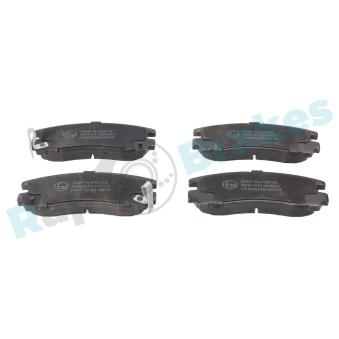 Jeu de 4 plaquettes de frein arrière RAP BRAKES OEM 0000KMR129579