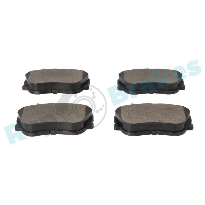 Jeu de 4 plaquettes de frein avant RAP BRAKES R-P0071 - Visuel 2