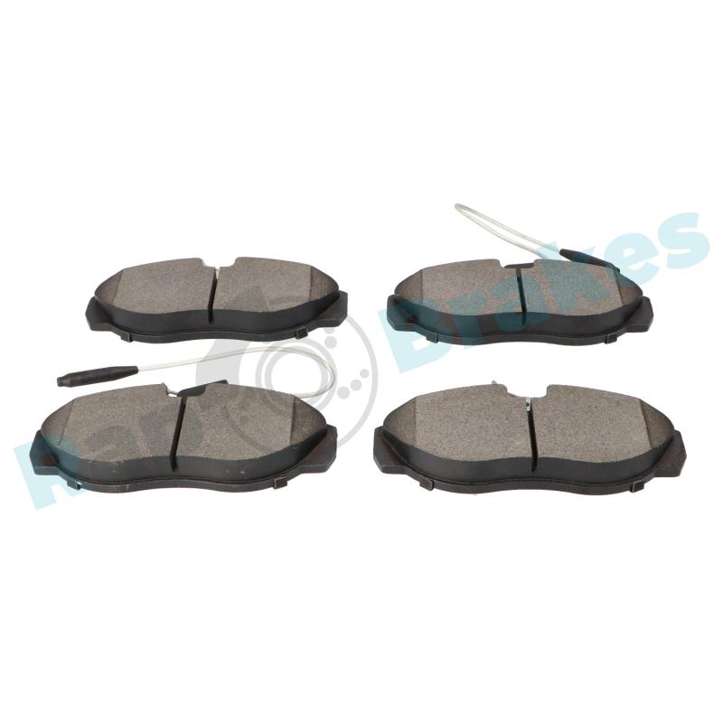 Jeu de 4 plaquettes de frein avant RAP BRAKES R-P0081 - Visuel 2