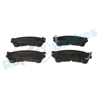 Jeu de 4 plaquettes de frein avant RAP BRAKES OEM GEYV3328Z9C