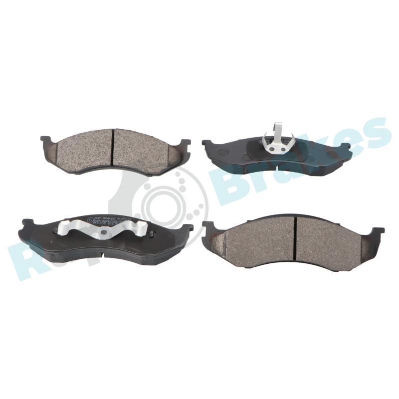 Jeu de 4 plaquettes de frein avant RAP BRAKES R-P0121 - Visuel 1