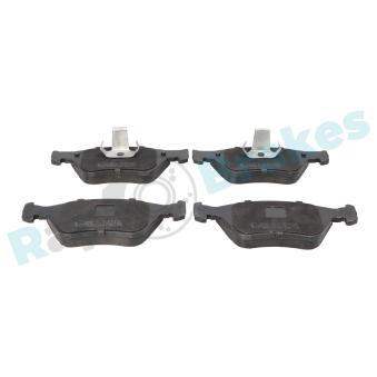Jeu de 4 plaquettes de frein avant RAP BRAKES OEM 1605003