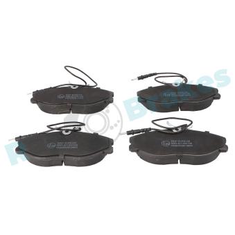 Jeu de 4 plaquettes de frein avant RAP BRAKES OEM 425160