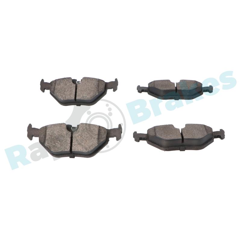 Jeu de 4 plaquettes de frein arrière RAP BRAKES R-P0201 - Visuel 2