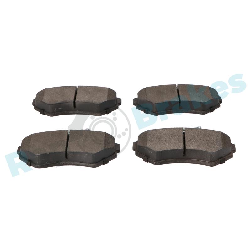 Jeu de 4 plaquettes de frein avant RAP BRAKES R-P0202 - Visuel 2