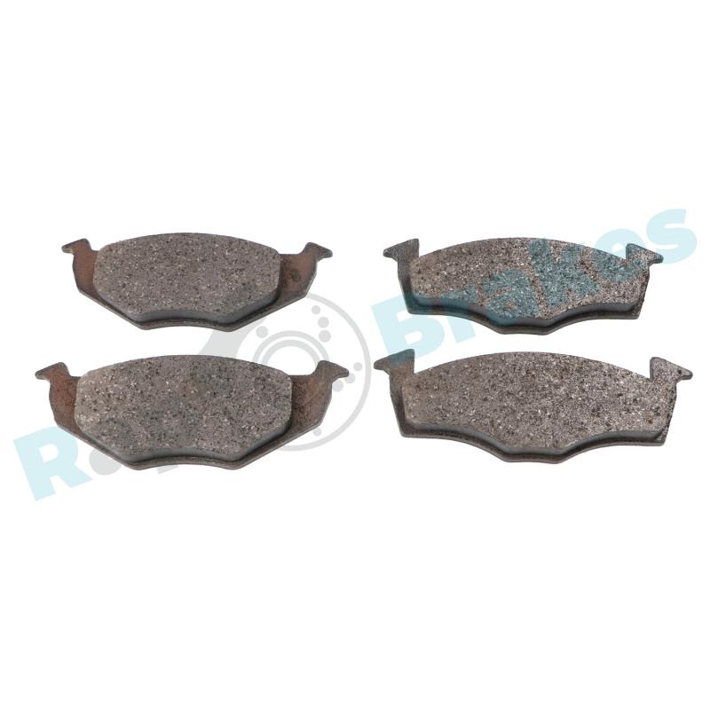 Jeu de 4 plaquettes de frein avant RAP BRAKES R-P0209 - Visuel 2