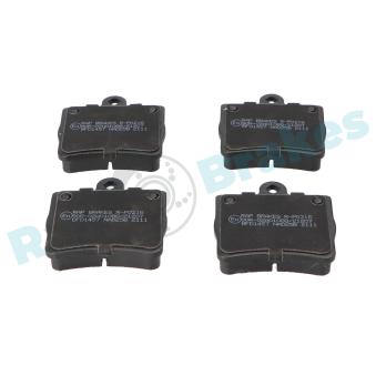 Jeu de 4 plaquettes de frein arrière RAP BRAKES OEM 0024205120