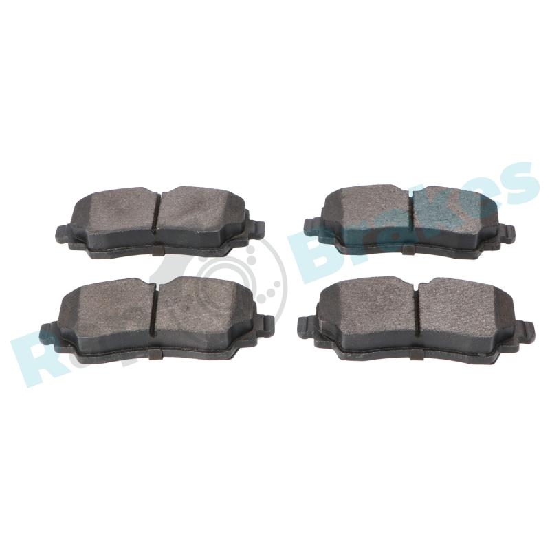Jeu de 4 plaquettes de frein avant RAP BRAKES R-P0225 - Visuel 2