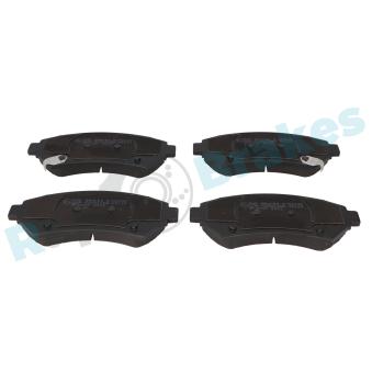 Jeu de 4 plaquettes de frein avant RAP BRAKES R-P0235