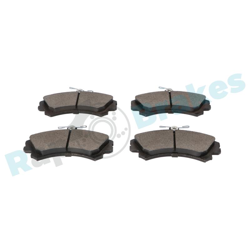Jeu de 4 plaquettes de frein avant RAP BRAKES R-P0240 - Visuel 2