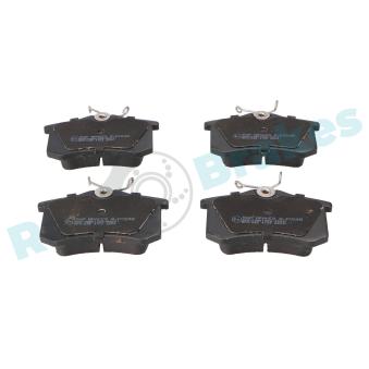 Jeu de 4 plaquettes de frein arrière RAP BRAKES OEM 7354162