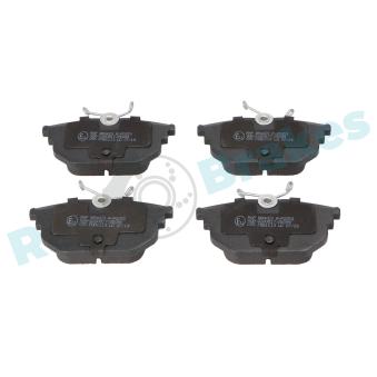 Jeu de 4 plaquettes de frein arrière RAP BRAKES OEM 77362087