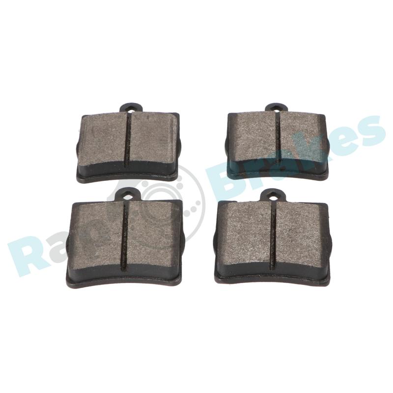Jeu de 4 plaquettes de frein arrière RAP BRAKES R-P0254 - Visuel 2
