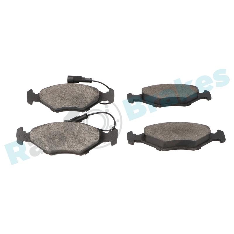 Jeu de 4 plaquettes de frein avant RAP BRAKES R-P0266 - Visuel 2