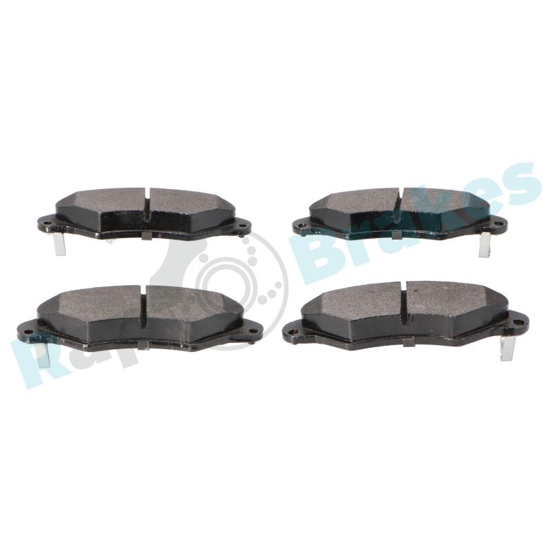 Jeu de 4 plaquettes de frein avant RAP BRAKES R-P0268 - Visuel 2