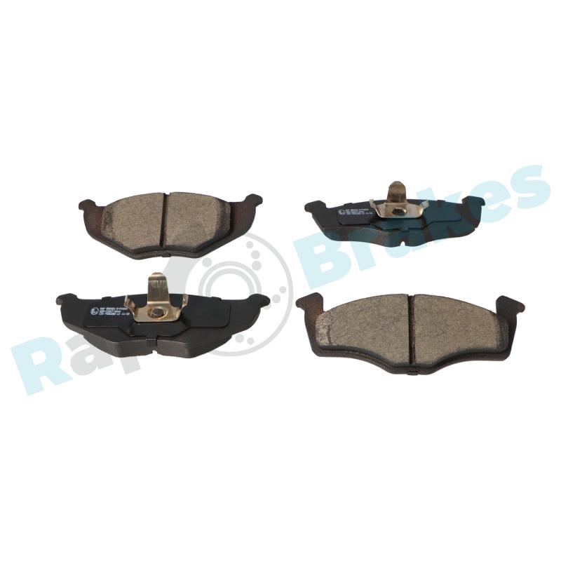 Jeu de 4 plaquettes de frein avant RAP BRAKES R-P0290 - Visuel 1