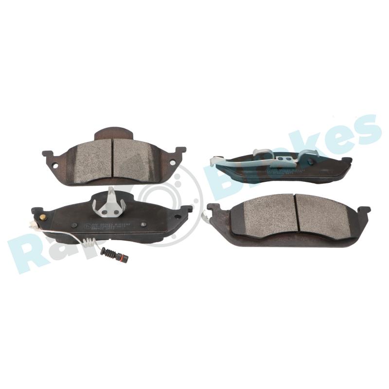Jeu de 4 plaquettes de frein avant RAP BRAKES R-P0293 - Visuel 1