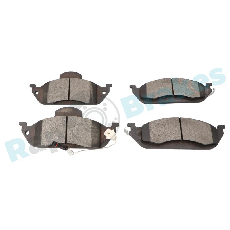 Jeu de 4 plaquettes de frein avant RAP BRAKES R-P0293 - Visuel 2