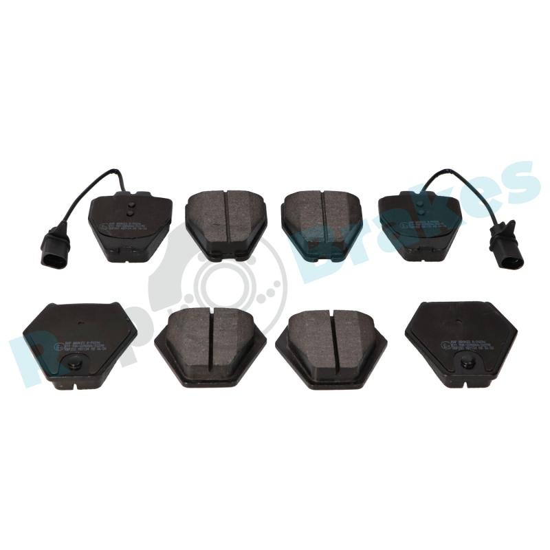 Jeu de 4 plaquettes de frein avant RAP BRAKES R-P0296 - Visuel 1