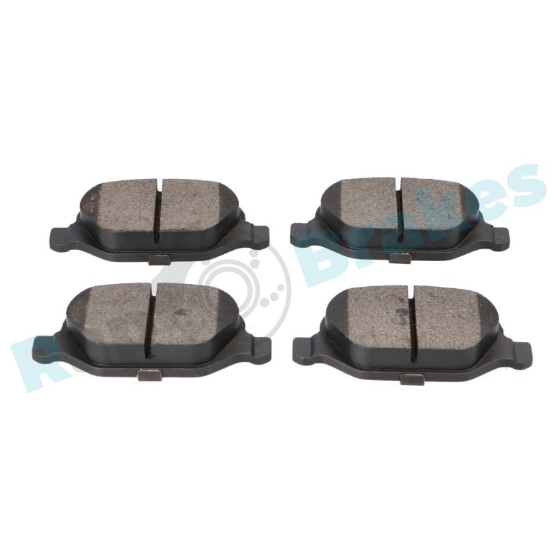 Jeu de 4 plaquettes de frein arrière RAP BRAKES R-P0310 - Visuel 2