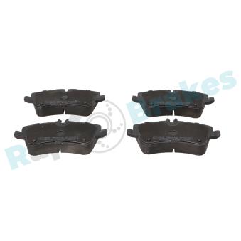 Jeu de 4 plaquettes de frein avant RAP BRAKES [R-P0323]