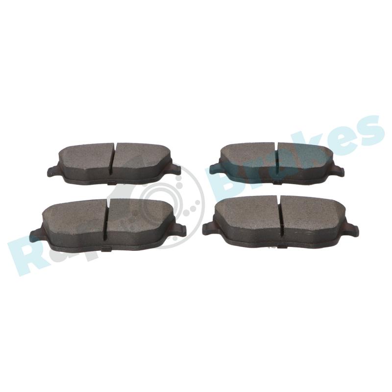Jeu de 4 plaquettes de frein avant RAP BRAKES R-P0324 - Visuel 2